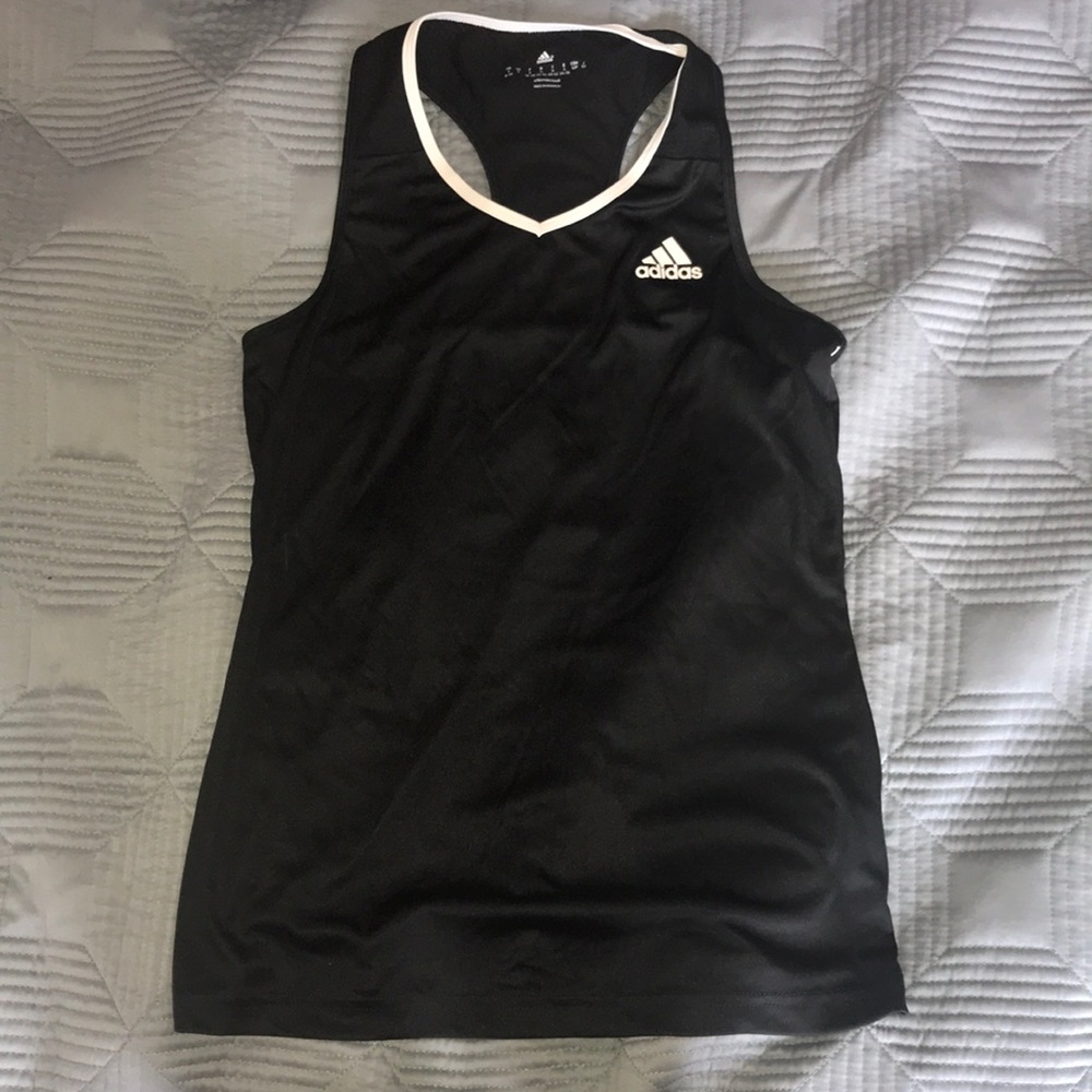 Black adidas tank top